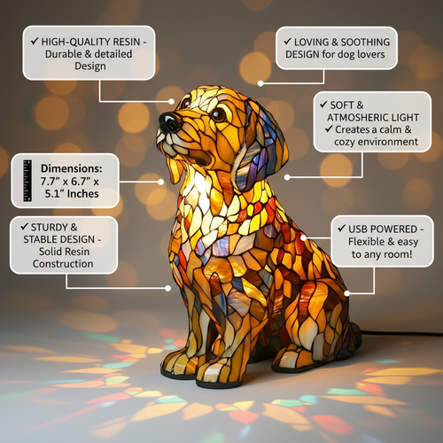 Buddy – Golden Retriever-lampa
