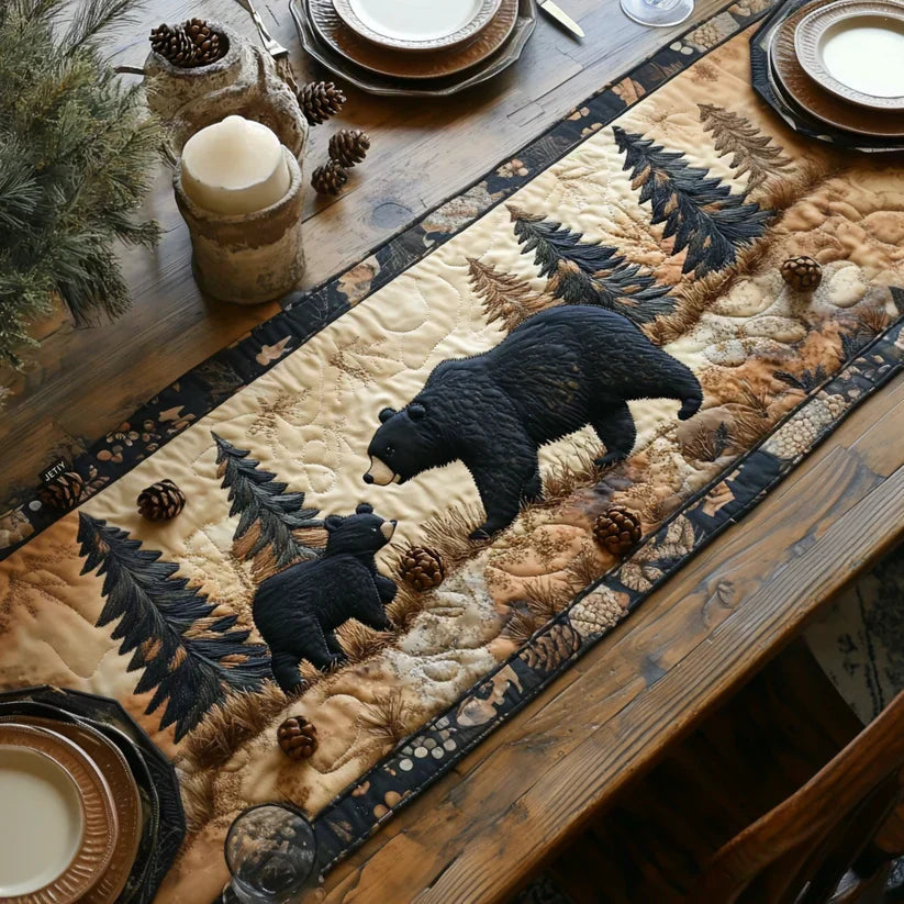 Kviltad Bordslöpare – Black Bear Family