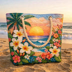 Handgjord Strandväska – Tropical Breeze