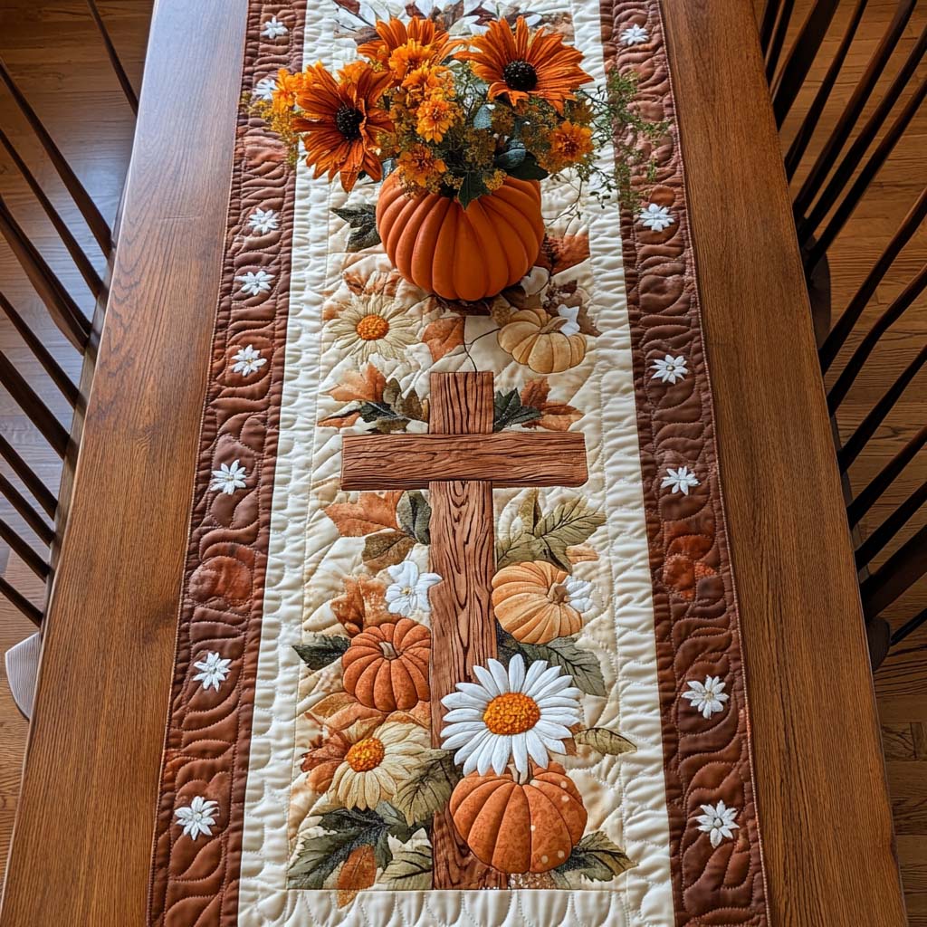 Kviltad Bordslöpare – Autumn Abundance